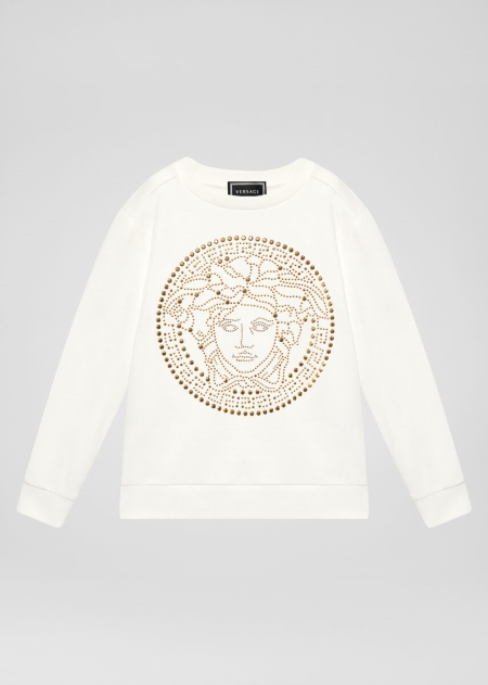 Versace Studded Medusa Sweatshirt Tjej - 973204NFS